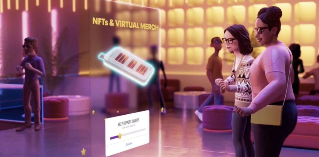 Shopping in virtual retail stores and malls is just going to be one of many business opportunities in the metaverse. 
Courtesy: Sensorium