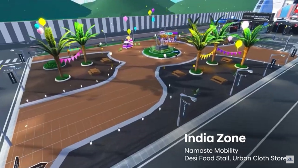 Screenshot of India Zone at Hyundai Mobility Adventure 