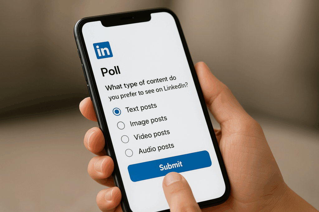LinkedIn Poll, Poll Questions
