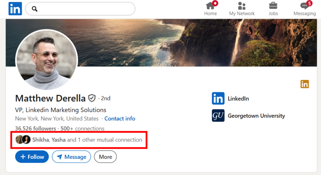 2nd LinkedIn Degree connection can be introduced through a few linkedin connections
